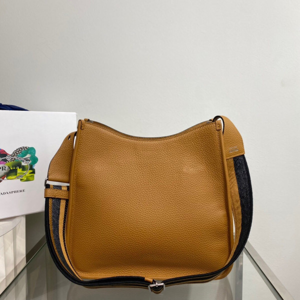 Pra*a leather hobo bag