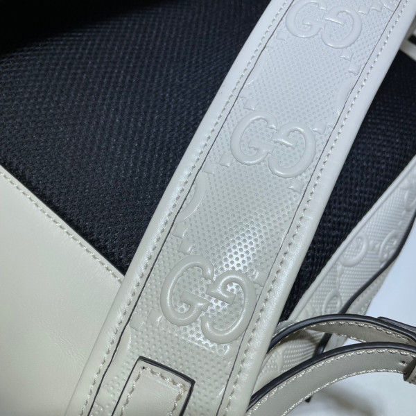 G*u*i gg embossed backpack