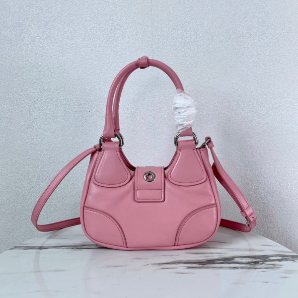 Pra*a moon padded nappa-leather bag