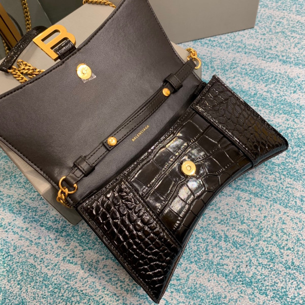Ba*len*cia*ga  hourglass chain bag