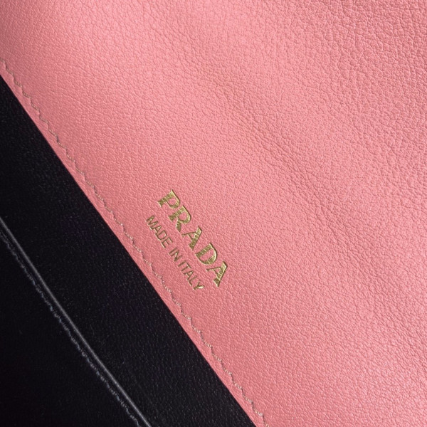Pra*a saffiano leather mini-bag