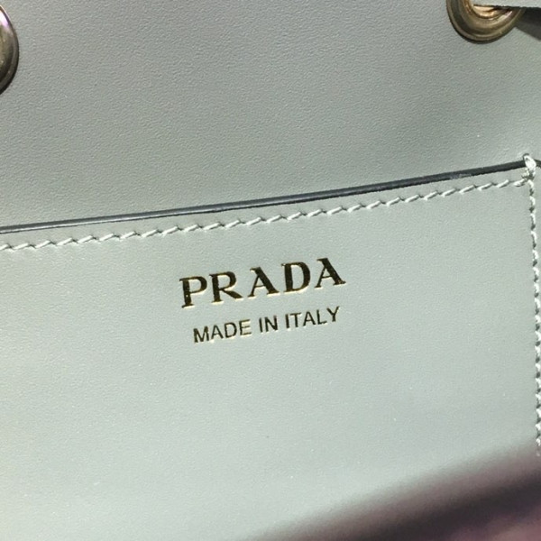 Pra*a saffiano leather bucket bag