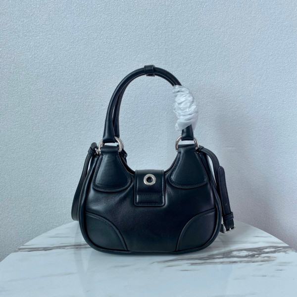 Pra*a moon padded nappa-leather bag