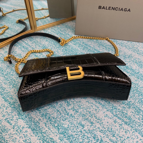 Ba*len*cia*ga  hourglass chain bag