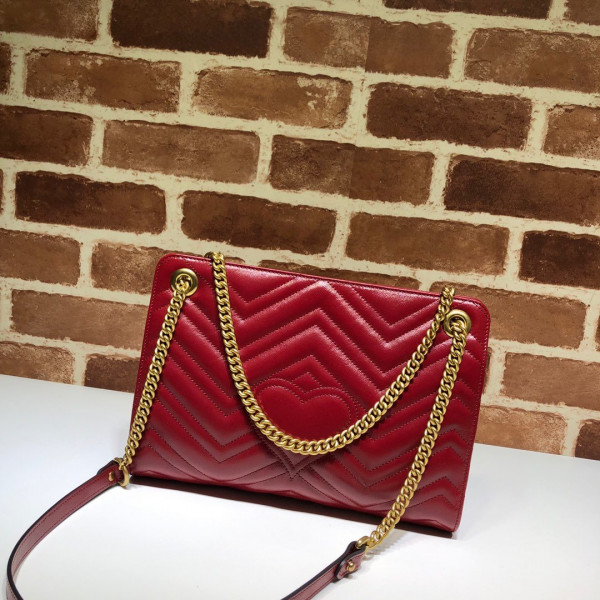 G*u*i gg marmont matelassé medium shoulder bag
