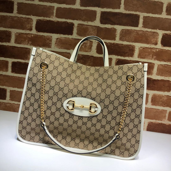 G*u*i 1955 horsebit large tote bag