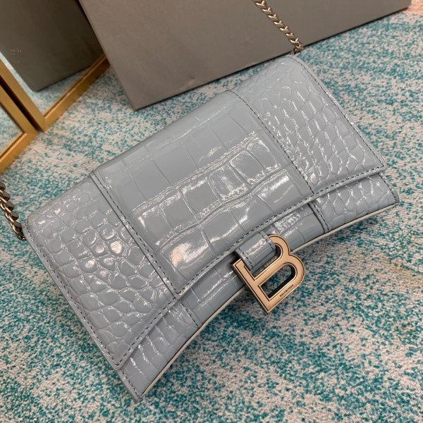 Ba*len*cia*ga  hourglass chain bag