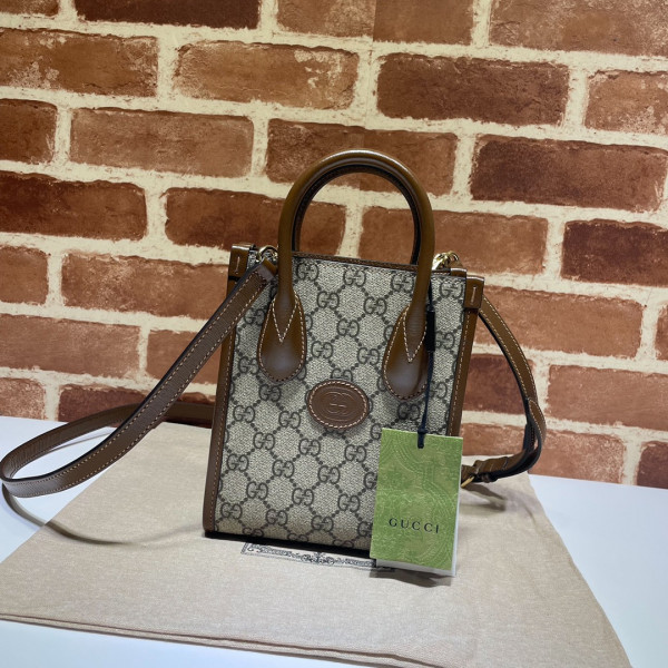 G*u*i mini tote bag with interlocking g