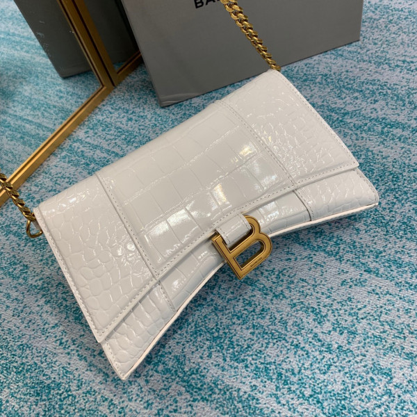 Ba*len*cia*ga  hourglass chain bag