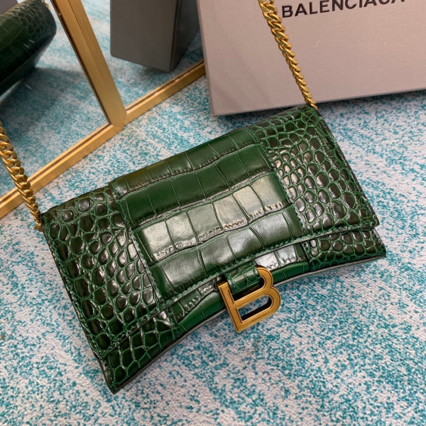 Ba*len*cia*ga  hourglass chain bag
