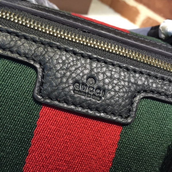G*u*i vintage web original gg boston bag