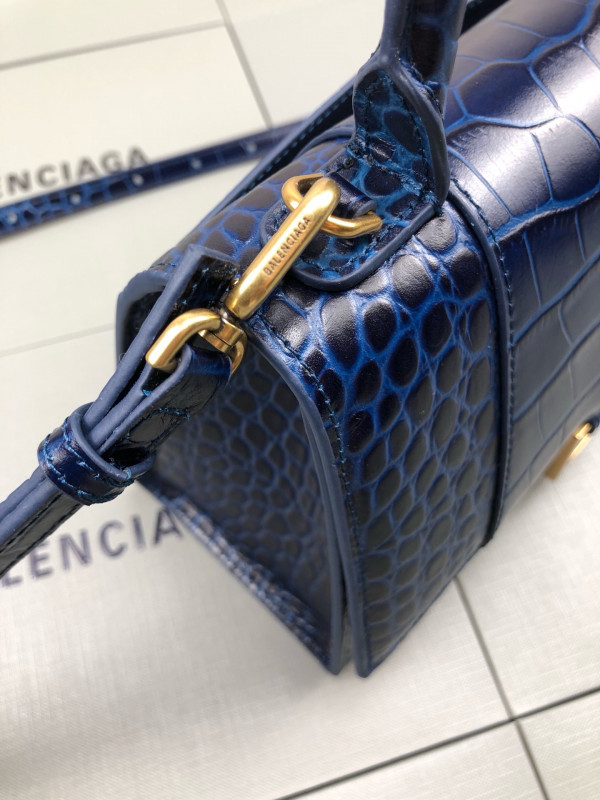 Ba*len*cia*ga hourglass small top handle bag