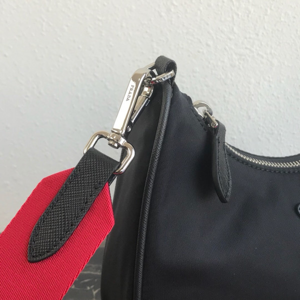 Pra*a nylon hobo bag