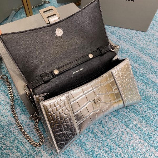 Ba*len*cia*ga  hourglass chain bag