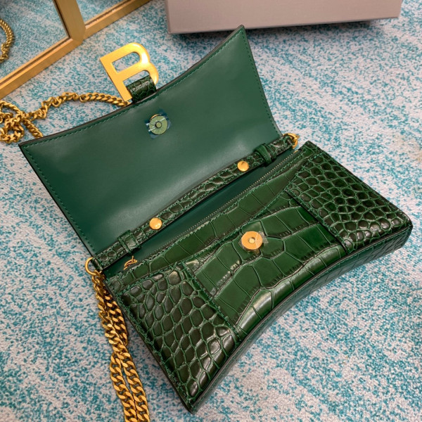 Ba*len*cia*ga  hourglass chain bag
