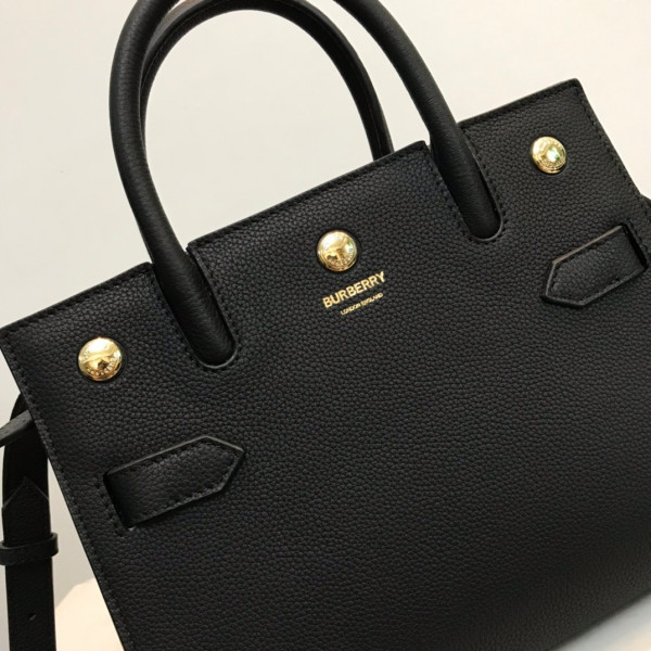 B**rry mini leather title bag