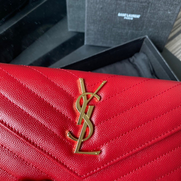 Y*L monogram large flap wallet
