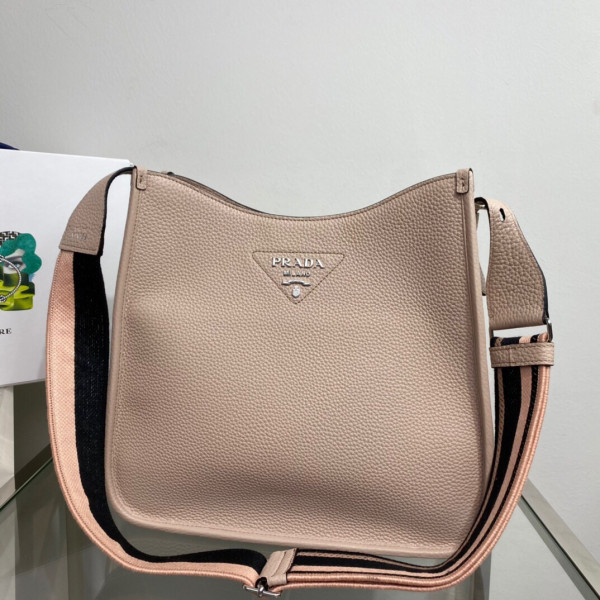 Pra*a leather hobo bag