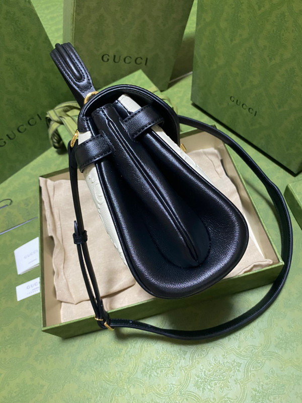 G*u*i small gg top handle bag