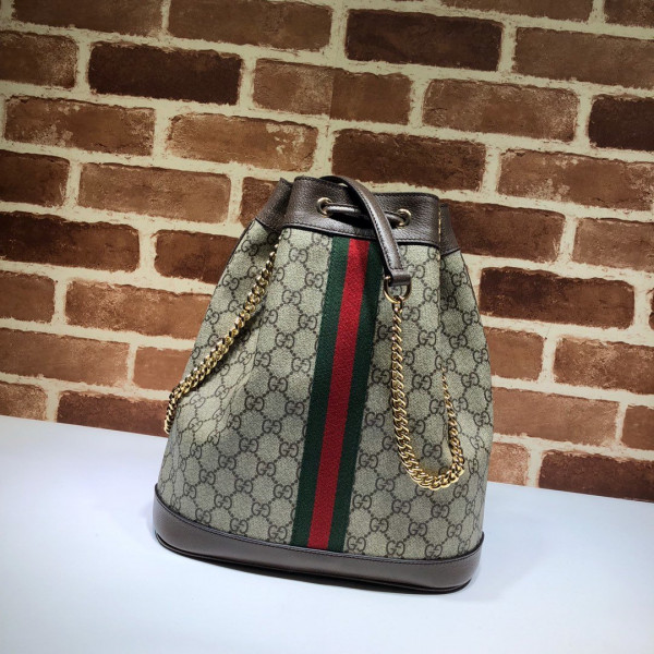 G*u*i rajah medium bucket bag