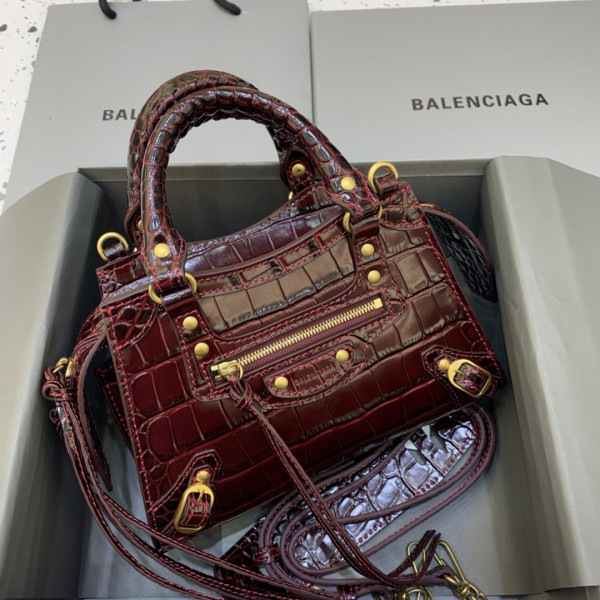 Ba*len*cia*ga neo classic mini top handle bag