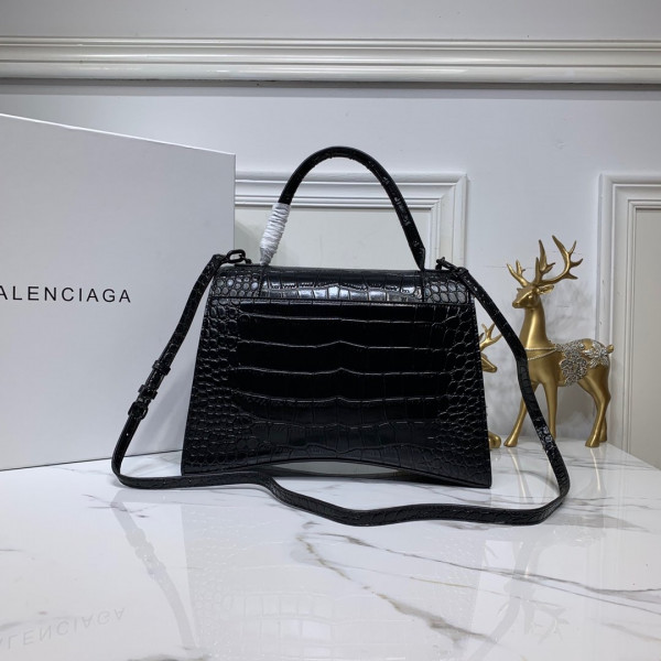 Ba*len*cia*ga hourglass top handle bag