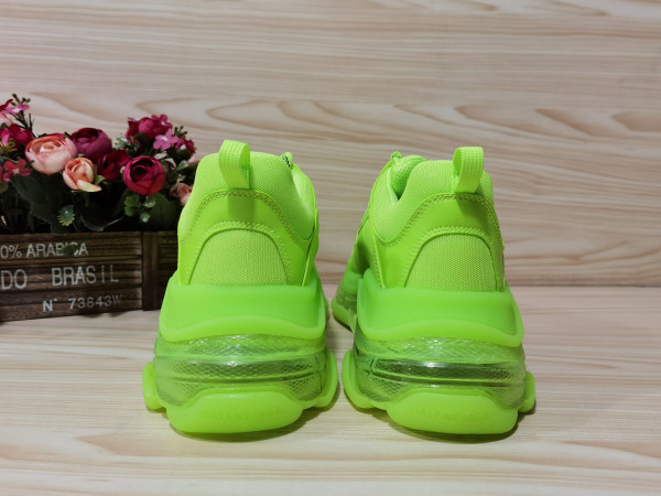 Ba*len*cia*ga triple s trainers clear sole fllo yellow 541624 w09o1 9002