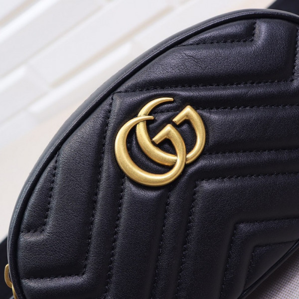 G*u*i gg marmont matelassé leather belt bag