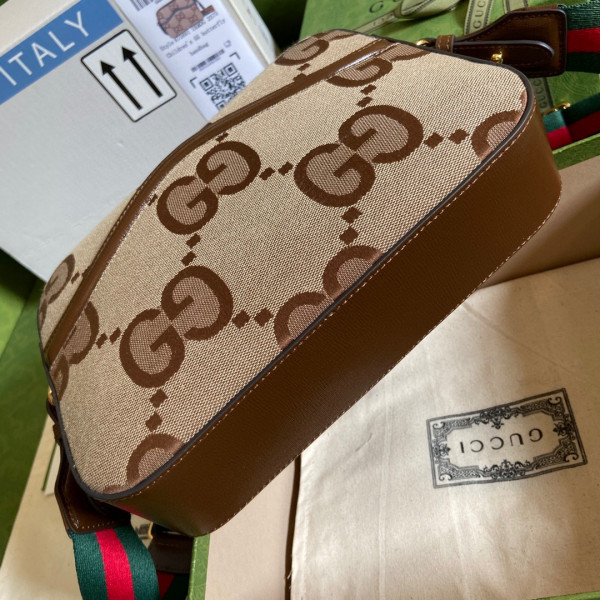 G*u*i messenger bag with jumbo gg
