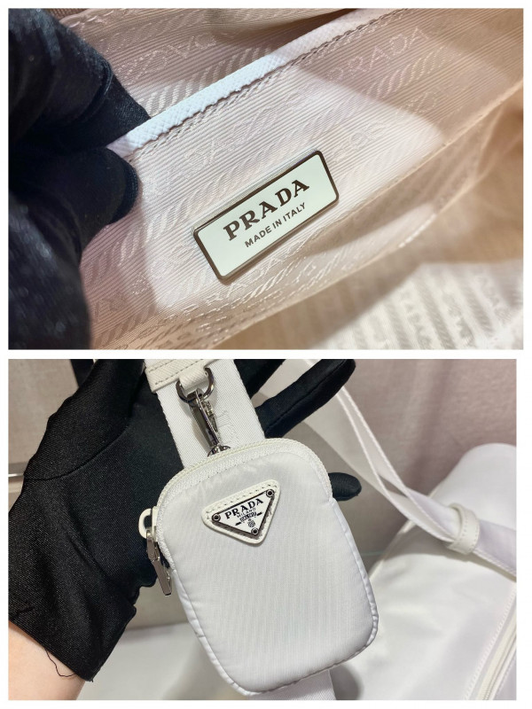 Pra*a medium nylon shoulder bag