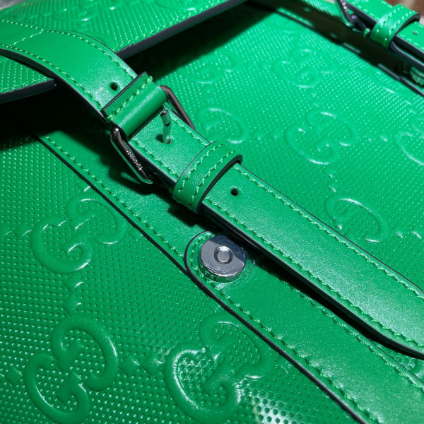 G*u*i gg embossed backpack