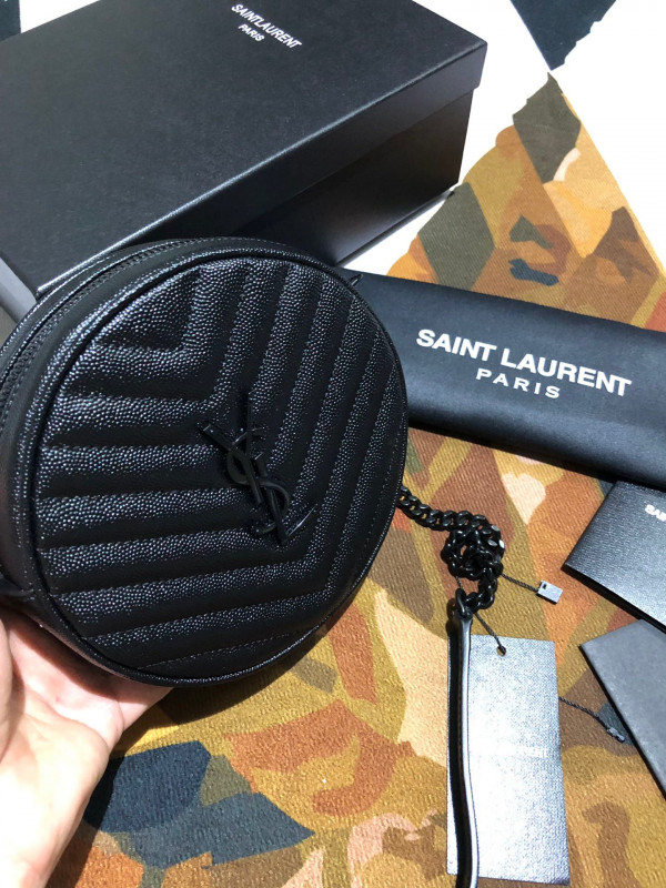 Y*L vinyle round camera bag