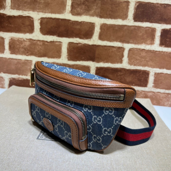 G*u*i belt bag with interlocking g