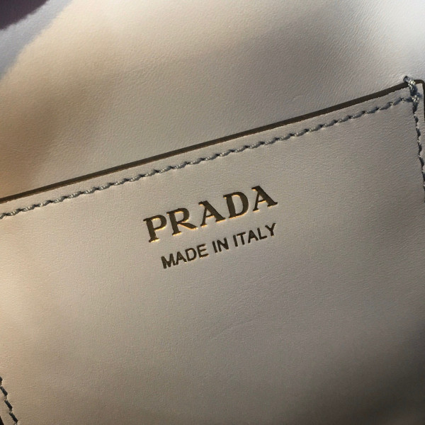 Pra*a saffiano leather bucket bag