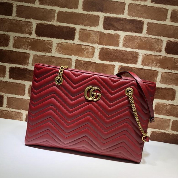 G*u*i gg marmont matelassé medium tote