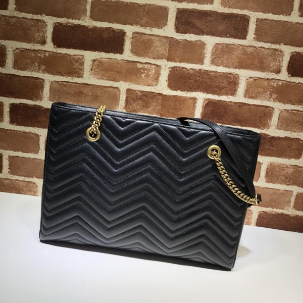G*u*i gg marmont matelassé medium tote