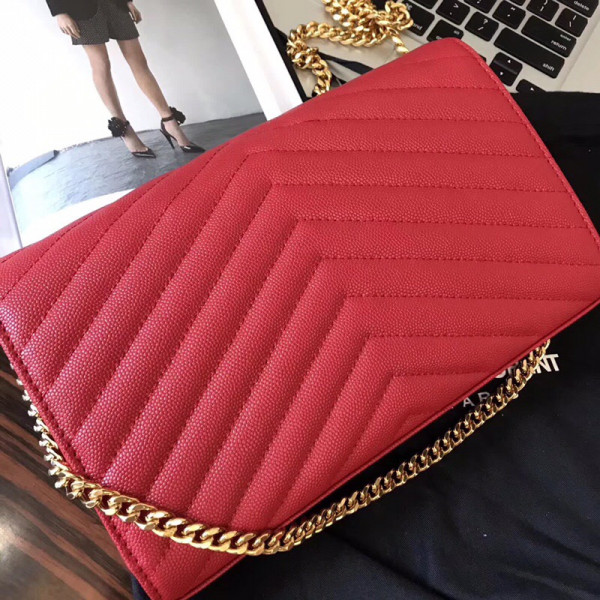 Y*L cassandre matelassÉ chain wallet