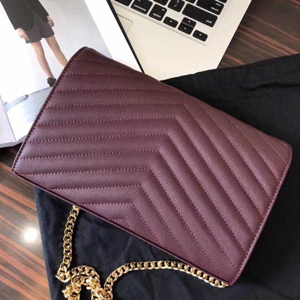 Y*L cassandre matelassÉ chain wallet
