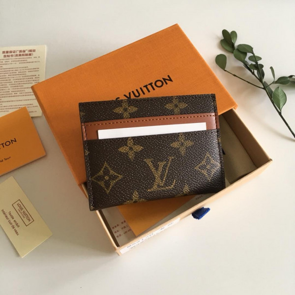 l0*is V*t0n bandouliere 50double card holder