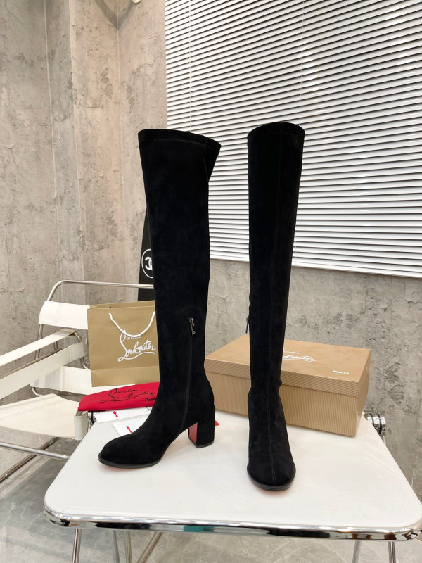 Ch**an louboutin high boots