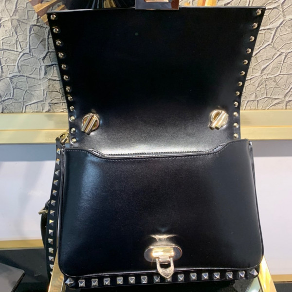 VALENTINO ROCKSTUD SMOOTH CALFSKIN CROSSBODY BAG