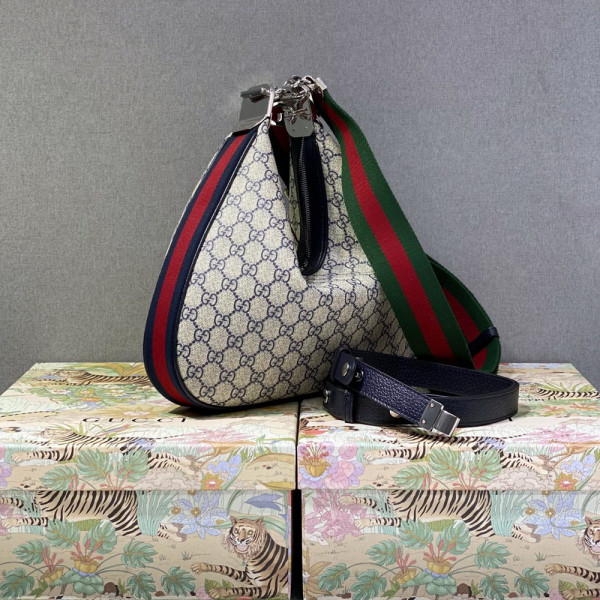 G*u*i attache large shoulder bag