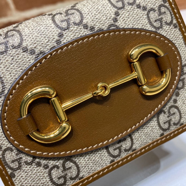 G*u*i horsebit 1955 card case wallet