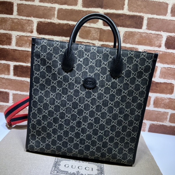 g*u*i g*u*i gg S*p*e monogram tote bag