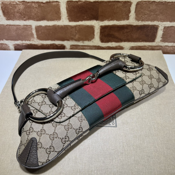 G*u*i horsebit chain big shoulder bag