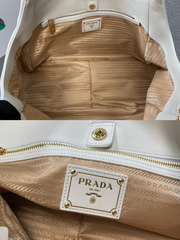 Pra*a vintage tote-39*29*19cm
