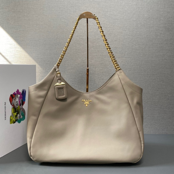 Pra*a vintage tote-39*29*19cm