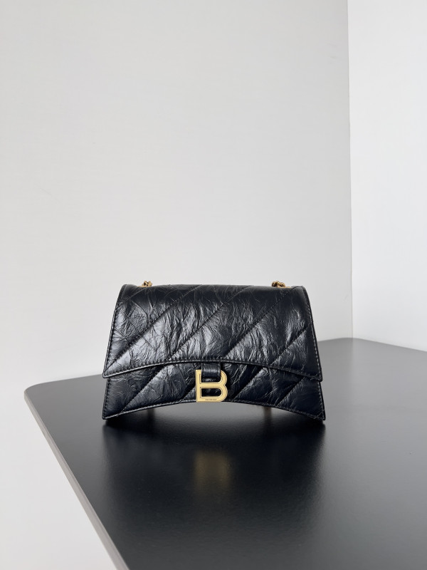 Ba*len*cia*ga hourglass bag-21.8*9.9*4.8cm