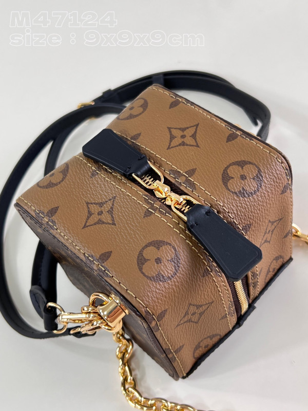 l0*is V*t0n dice bag-9.5*9.5*9.5cm