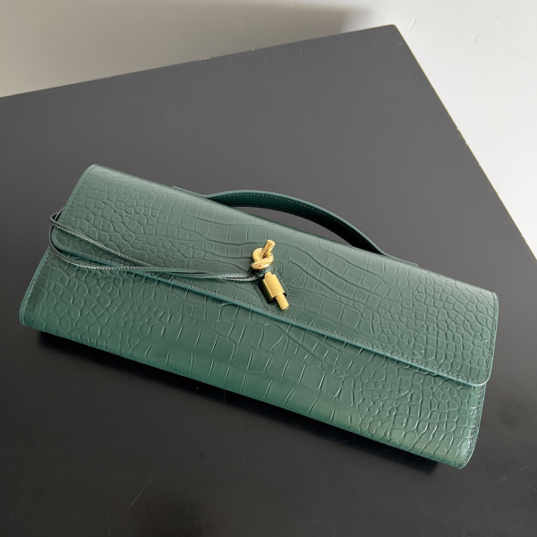 bo*te*ga Ve*ne*ta long clutch andiamo with handle-31*13*3cm